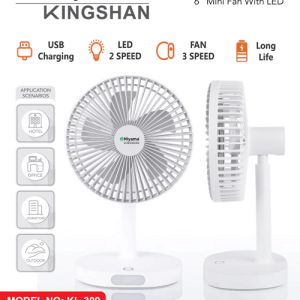 Kingshan Rechargeable mini fan 6″ KL-309