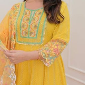 গাউন থ্রি পিস